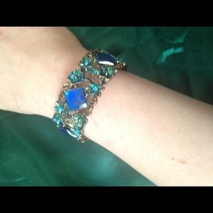 Jewelry - LAST CHANCE! Peacock Rhinestone Bracelet Jewelry - LAST CHANCE! Peacock Rhinestone Bracelet